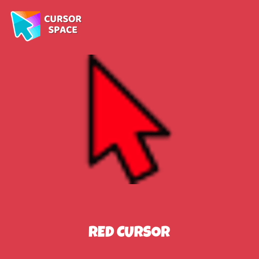 Red Cursor arrow cursor