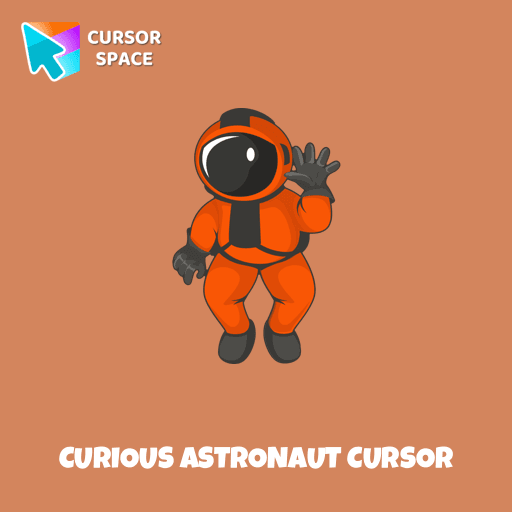 Curious Astronaut cursor pointer cursor